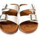 Roolee  Capri Buckle Strap White Summer Sandal Womens Slides Size 7 Photo 6