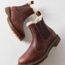 Dr. Martens  2976 leonore butterschotch faux fur-lined chelsea boot Photo 0