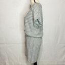 The Vanity Room  Women's Textured Knit Lace Up Dress Gray Size M NWT Photo 3