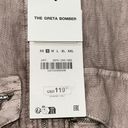 ZARA  Tan Linen/Cotton Bomber Jacket(Size Small) Photo 7