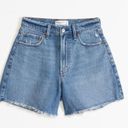 Abercrombie & Fitch  The Dad Short High Rise Curve Love Women’s Size 29 8 Denim Photo 7