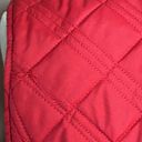 Free Country  Reversible Quilted & Microfleece Zip Front Vest Red Black Photo 4