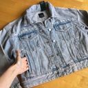 Wild Fable  Cropped, Slightly Distressed, Jean Jacket, Light Blue, Size XS, NWT Photo 3