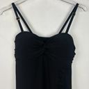 Citizen NWT Beyond Control Solid  Twist-Neck One-Piece Swim Dress Black Size 8 Photo 2