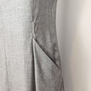 Theory  Sleeveless Wool Blend Sheath Dress Gray Size 4 Photo 13