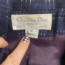 Christian Dior  Separates Vintage Navy Blue Blazer Size 8 Lined Photo 6