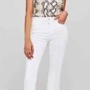 L'Agence NEW L’Agence Nadia High Rise Cropped Straight Blanc White Capri Jeans Size 27/2 Photo 0
