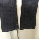 Antik Denim Distressed Embroidered Pocket Flared Leg Jeans Photo 3