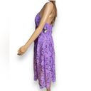 Donna Morgan Anthropologie  Renata Purple Lace Dress Sleeveless, Lined, Size US 8 Photo 5