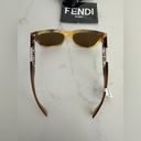 Fendi  Crystal Embellished Square Frame Sunglasses Photo 3