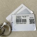 Lululemon Logo Keychain - Silver/Black Photo 3