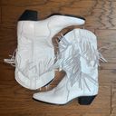 Laredo White tassel cowboy boots Photo 0