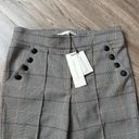 Veronica Beard  Virgil Houndstooth Plaid Trouser Pants Size 10 NWT Photo 2