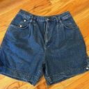 Vintage Blue Gitano Womens  Denim High Waisted Mom Walking Bermuda Shorts Size 14 Photo 0