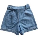 EXPRESS 80s Vintage  Paperbag Jean Shorts Size 7/8 Photo 1