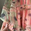 Cynthia Rowley  Pink Poppy Organza Floral Dress Photo 6