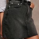 Banana Republic NWT!  Denim Mini Black Skirt 4 Photo 0