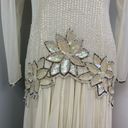 Oleg Cassini Vintage Ivory Black Tie by  Beaded Dress Photo 2