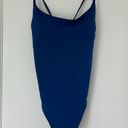 Everlane  The String One-Piece Swim Blue Swimsuit Size L Photo 8