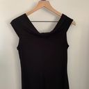 Reformation Large NWOT Fiorello Black Midi Dress Photo 8