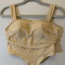 Mesh Corset Top Tan Size M Photo 1