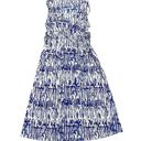 Rails  Constantine Cobalt Shibori Tie Dye Blue
White Midi Dress Size Small Photo 0