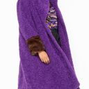 Eloquii  Bouncle Sherpa Teddy Coat Size 18/20 NWT Purple Photo 1