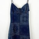 Urban Outfitters  Elodie Mesh Bandana Print Mini Dress S Blue Photo 0