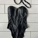 Leather Bodysuit Bunny/Mouse Costume Black Size M Photo 0