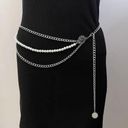 Boho Retro Style Multilayer Silver Plated Alloy Adjustable Waist Chain Photo 2