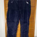 Bill Blass Navy Stretch Corduroy Jeans Pants Size 20W Photo 0