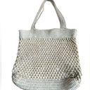 Madewell  The Beaded Crochet Tote Bag Photo 5