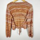 BP Nordstrom . Open Back Tie Sweater in Beige Desert Spacedye Size 2X Photo 6