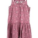 Coco + Jaimeson  Embroidered Lace Boho Mini Dress Womens Size Medium Purple Photo 0