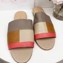 Kaanas  Sedef Color block Open Toe Flat Slide Sandal Shoe Size 36 Photo 0