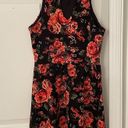 Socialite  black graphic roses mini dress Photo 6