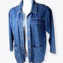 Cabin creek  Vintage Womens Blue Denim Button Shirt Jacket PM Photo 0