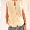 Liz Claiborne  Cream Vest Tank Top Photo 0