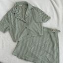 Brandy Melville Green Plaid Vivian Top & Emerson Skirt Set Photo 2