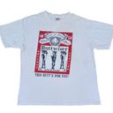 Tultex Vintage Buttwiser King Of Rears Graphic White T-shirt Photo 0