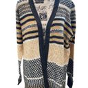 Stitch Fix Lety & Me  Yellow Gray Duster Cardigan Knit Sweater L NWT Photo 1