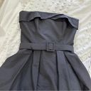 White House | Black Market  Formal Strapless A Line Mini Short Dress Size 4 w/ Belt Photo 1