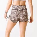 Zyia  Active Brilliant Leopard Print Double Scrunchy Hustle Shorts Medium Photo 2