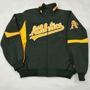 Majestic Oakland Athletics A’s Authentic On Field  Therma Base Green Jacket Adult L Photo 0