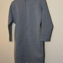 Everlane  Thick Scuba Knit Sweater Tunic Dress - Heather Gray Photo 5