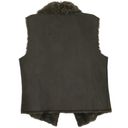 Velvet Tees Velvet Womens Small Faux Fur Vest Sleeveless Open Front Brown Mobwife Gorpcore Photo 2