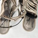 Worthington  Womens Size 8 M  Loomer Platinum Sexy High Heel Shoes Sandals Photo 4