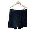 SKIMS Cozy Knit Boucle Teddy High Waisted Shorts Black Onyx L/XL Photo 3