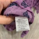 Kirra  Purple Butterfly Novelty Print Sheer Baby Doll Top Photo 4