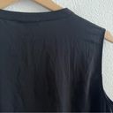 Calvin Klein  Black Tank Front Pleads Office Business Casual Large Photo 3